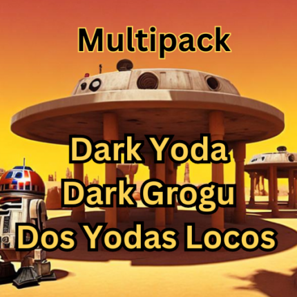 3 Strain Multipack Dark Grogu-Dark Yoda-Dos Yodas Locos With Slaps